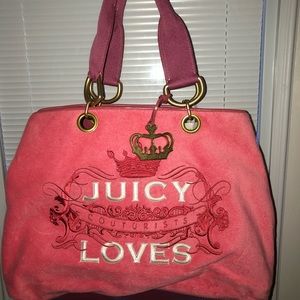 Juicy Couture purse/bag large beautiful coral color NWT